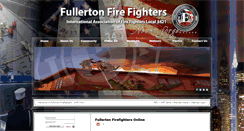 Desktop Screenshot of fullertonfirefighters.org